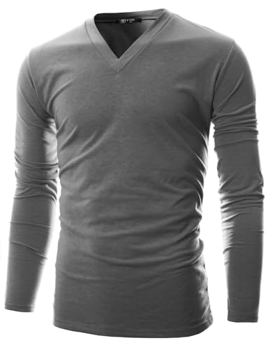 GIVON Männer Slim Fit mit Zopfmuster Langarm-Rundhals-Pullover-Strickjacke Dcp043-Gray XX-Large von GIVON