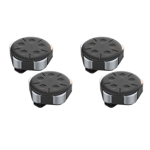 GIWFBQTR 4Er-Pack MüNzspender - Tragbares MüNzetui mit Clip, Kleingeldhalter, Minimalistische GeldböRse zum Sammeln Von MüNzen (4Er-Pack, Schwarz) von GIWFBQTR