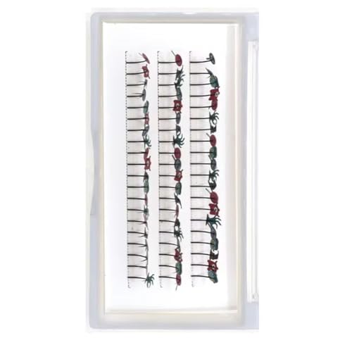 GIWFBQTR Halloween Künstliche Wimpernverlängerung, Cosplay-Wimpern, Dekorationszubehör für Weihnachten, Damen-Make-Up, 13 mm von GIWFBQTR