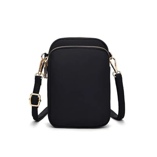GIYXHU Damen Mini Tasche Crossbody Reißverschluss Schultertaschen Handy Geldbörse Vertikale Multifunktionale Brieftasche Walking Taschen(Color 1) von GIYXHU
