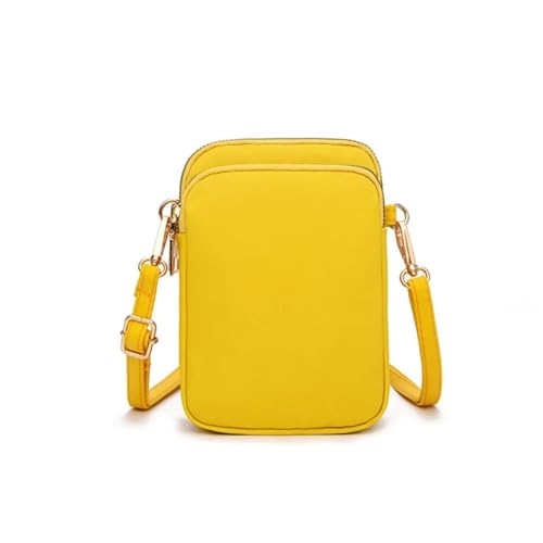 GIYXHU Damen Mini Tasche Crossbody Reißverschluss Schultertaschen Handy Geldbörse Vertikale Multifunktionale Brieftasche Walking Taschen(Color 2) von GIYXHU