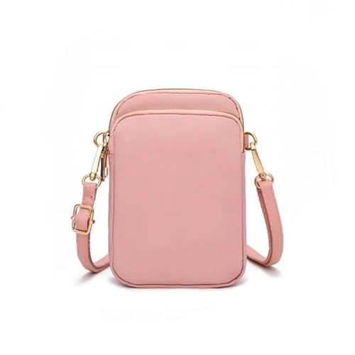 GIYXHU Damen Mini Tasche Crossbody Reißverschluss Schultertaschen Handy Geldbörse Vertikale Multifunktionale Brieftasche Walking Taschen(Color 5) von GIYXHU