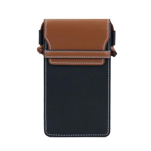 GIYXHU Echtes Leder Kleine Umhängetaschen Frauen Mini Schulter Messenger Tasche for Mädchen Telefon Geldbörse(Color 1) von GIYXHU