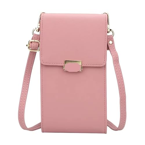 GIYXHU Einfarbig Kleine Handy Umhängetaschen for Frauen Multifunktionale Handtasche Frau(Color 1) von GIYXHU