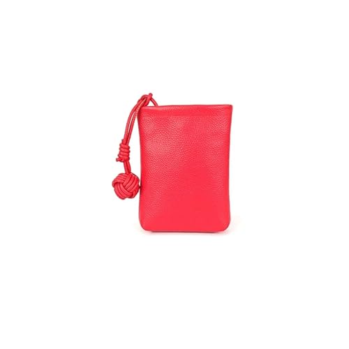 GIYXHU Handytasche Umhängetasche Weiche einzelne Schultertasche Damen-Abendessentasche Rechteckige Taschen(Red) von GIYXHU