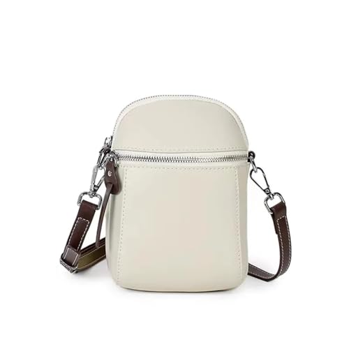 GIYXHU Leder Damentasche Damen Crossbody Kleine Muscheltasche Weiche Handytasche Sommer Schultertasche Taschen mit mehreren Fächern von GIYXHU
