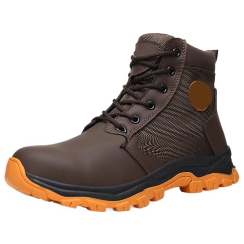 Steel Toe Cap Working Boots Safety Shoes for Man Construction Indestructible Work Puncture-Proof Summer(45) von GIYXHU