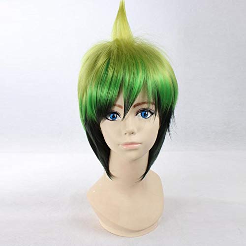 Anime Blue Exorcist Herren Amaimon Perücken Cosplay Kostüm Ao Kein Exorzist Rollenspiel Amaimon Green Kurzes Haar Perücke + Perücke Cap von GJBXP