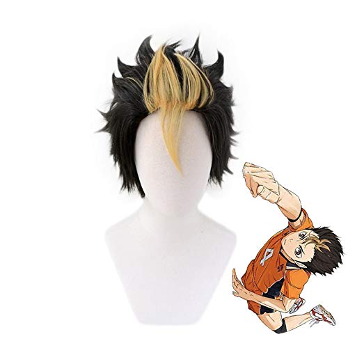 Anime Haikyuu !! Karasuno Nishinoya Yuu Kurze Perücke Cosplay Kostüm Hitzebeständiges Kunsthaar Haikiyu Männer Frauen Perücken Anime Haikyuu !! Karasuno Nishinoya Yuu Kurze Perücke Cosplay Kostüm Hitzebeständiges Kunsthaar Haikiyu Männer Frauen Perücken von GJBXP