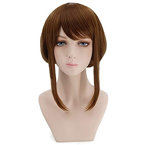 Anime Ochaco Uraraka Perücke Boku Kein Held Academia Cosplay Perücken Synthetische Rote Perücke Mein Held Academia Cosplay Ochaco Uraraka Ochaco Uraraka Perücke Br von GJBXP