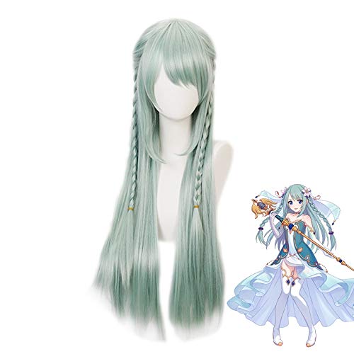 Anime Princess Connect! Re: Tauchen Misumi Chika Long Braid Perücke Cosplay Kostüm Hitzebeständige Kunsthaar Frauen Perücken von GJBXP