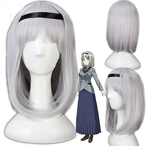Anime Shimoneta zu Iu Gainen ga Sonzai Shinai Tai Cosplay Perücke Synthetisches Haar Halloween Party Anna Nishikinomiya Cosplay Perücken One Size Nishikinomiya Perücke von GJBXP