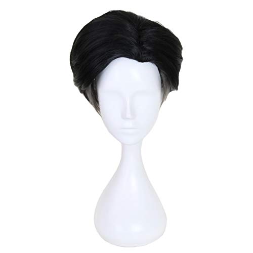 Anime YURI auf ICE Otabek ALTIN Schwarz Grau Mix Kurze Perücke Cosplay Kostüm Hitzebeständiges Kunsthaar Männer Cosplay Perücken Anime YURI auf ICE Otabek ALTIN Schwarz Grau Mix Kurze Perücke Cosplay Kostüm Hitzebeständiges Kunsthaar Männer Cosplay Perücken von GJBXP
