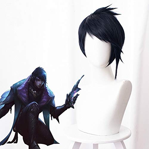 Aphelios Perücken Herren Marineblau Kurze Cosplay Perücken Synthetisches Kostüm Halloween Party Perücken Haar + Kostenlose Perückenkappe CHINA Aphelios Aphelios Perücken Herren Marineblau Kurze Cosplay Perücken Synthetisches Kostüm Halloween Party Perücken Haar + Kostenlose Perückenkappe CHINA Aphelios von GJBXP