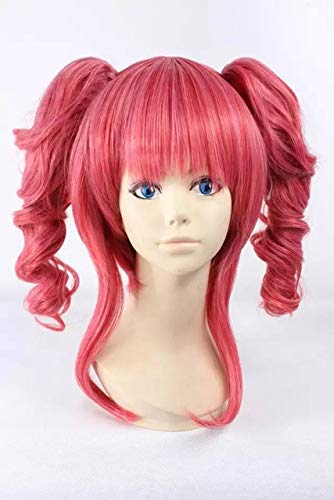 CODE GEASS Rosa Doppel Pferdeschwanz Cosplay Perücken für Frauen Halloween Party Perücke + Perücke Cap One Size wie das Bild zeigt CODE GEASS Rosa Doppel Pferdeschwanz Cosplay Perücken für Frauen Halloween Party Perücke + Perücke Cap One Size wie das Bild zeigt von GJBXP