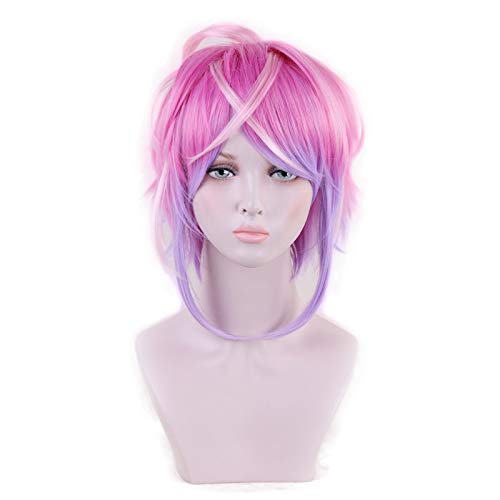 Division Rap Battle HypnosisMIC Amemura Ramuda Kurze Perücke Cosplay Kostüm Hitzebeständiges Kunsthaar Männer Frauen Cosplay Perücken von GJBXP