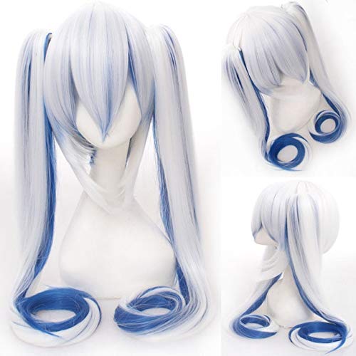 GJBXP 120 Cm Hatsune Miku Synthetische Cosplay Perücke Gerade Weiß Blau Anime Haar Halloween Kostüm Frauen Perücken Mit Doppel Clip Pferdeschwänze 13 GJBXP 120 Cm Hatsune Miku Synthetische Cosplay Perücke Gerade Weiß Blau Anime Haar Halloween Kostüm Frauen Perücken Mit Doppel Clip Pferdeschwänze 13 von GJBXP