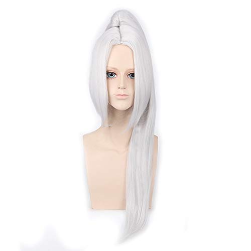 GJBXP 80 Cm Fate Grand Order Anime Haar Silber Weiß Schwarz Cosplay Perücke Mit Klaue Pferdeschwanz Gerade Halloween Kostüm Perücken Für Männer Silber Weiß GJBXP 80 Cm Fate Grand Order Anime Haar Silber Weiß Schwarz Cosplay Perücke Mit Klaue Pferdeschwanz Gerade Halloween Kostüm Perücken Für Männer Silber Weiß von GJBXP