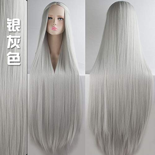 GJBXP Biamoxer 100 Cm Lange Perücken Klassische Hochtemperaturfaser Synthetische Perücken Kostüm Cosplay Perücken Cosplay Gesichtshaar Party 20 Farbe 18 GJBXP Biamoxer 100 Cm Lange Perücken Klassische Hochtemperaturfaser Synthetische Perücken Kostüm Cosplay Perücken Cosplay Gesichtshaar Party 20 Farbe 18 von GJBXP