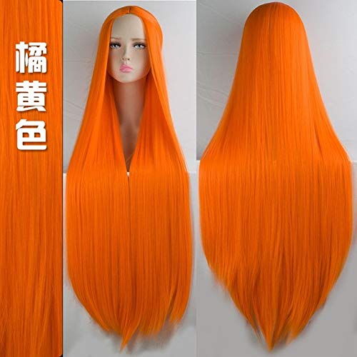 GJBXP Biamoxer 100 Cm Lange Perücken Klassische Hochtemperaturfaser Synthetische Perücken Kostüm Cosplay Perücken Cosplay Gesichtshaar Party 20 Farbe 8 GJBXP Biamoxer 100 Cm Lange Perücken Klassische Hochtemperaturfaser Synthetische Perücken Kostüm Cosplay Perücken Cosplay Gesichtshaar Party 20 Farbe 8 von GJBXP