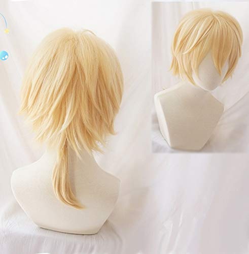 GJBXP Biamoxer 2017 Vocaloid Hatsune Miku Schnee Cosplay Perücke Kagamine Ren Rin Synthetische Haar Für Erwachsene Kagamine Ren von GJBXP