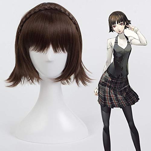 GJBXP Biamoxer Anime P5 Persona 5 Futaba Sakura Cosplay Perücken Haru Okumura Kurusu Akira Joker Perücke Männer Frauen Hallowen Party Peluca B GJBXP Biamoxer Anime P5 Persona 5 Futaba Sakura Cosplay Perücken Haru Okumura Kurusu Akira Joker Perücke Männer Frauen Hallowen Party Peluca B von GJBXP