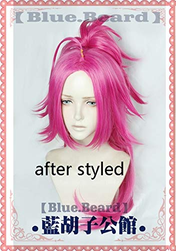 GJBXP Biamoxer Fgo Fate Großauftrag Extra Cosplay Perücke Francis Drake Lange Rosa Kunsthaar Für Erwachsene Styled von GJBXP