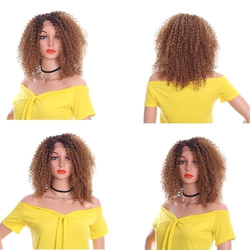 GJBXP Bob Fashion Kurzwelle Wärme und Quaste Cosplay Perücke Mode Layered Lace Lady B von GJBXP