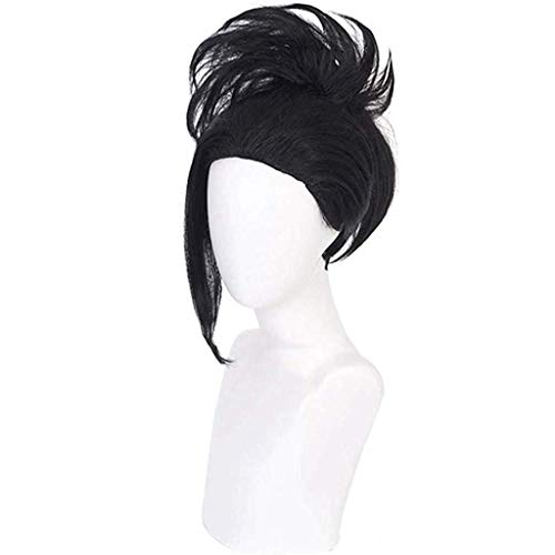 GJBXP Haarteile Anime Cosplay Perücke Neuheit Explosion Schachtelhalm Krieger Perücke Hochtemperatur Seide Mädchen Perücke Anime Fans Geschenk, 35 CM von GJBXP