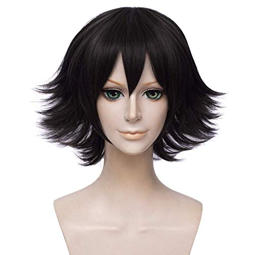 GJBXP Haarteile Anime Cosplay Perücke Neuheit Hochtemperatur Draht Juvenile Anti-Warping Perücke Anime Fans Geschenk, 30 cm von GJBXP