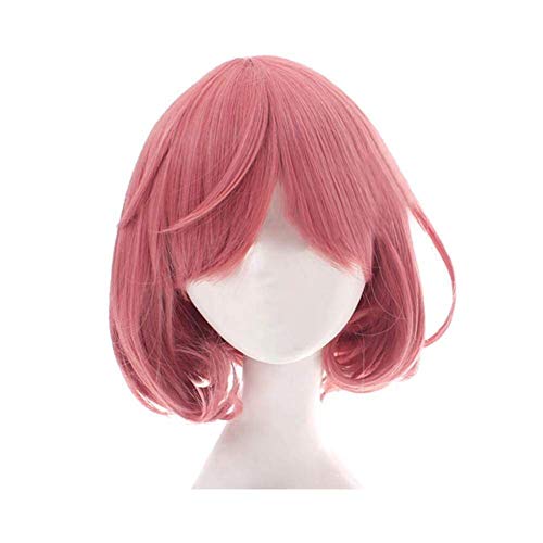 GJBXP Haarteile Anime Cosplay Perücke Neuheit Kirsche Innenvolumen Verdicken Perücke Hochtemperatur Draht Teenager Mädchen Perücke Anime Fans Geschenk, Blossom Pink von GJBXP