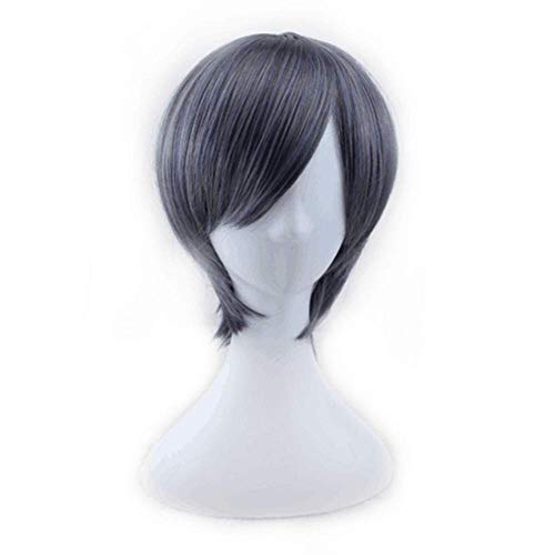 GJBXP Haarteile Anime Cosplay Perücke Neuheit Kurze Glatte Haare Hochtemperatur Seide Juvenile Perücke Anime Fans Geschenk, 30 cm GJBXP Haarteile Anime Cosplay Perücke Neuheit Kurze Glatte Haare Hochtemperatur Seide Juvenile Perücke Anime Fans Geschenk, 30 cm von GJBXP