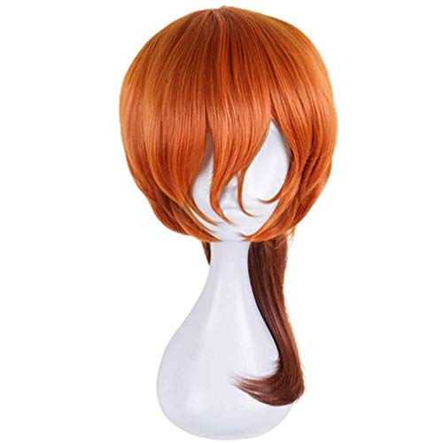 GJBXP Haarteile Anime Cosplay Perücke Neuheit Messy Micro Volumen Spezielle Gradienten Perücke Juvenile Anti-Warping Perücke Anime Fans Geschenk von GJBXP