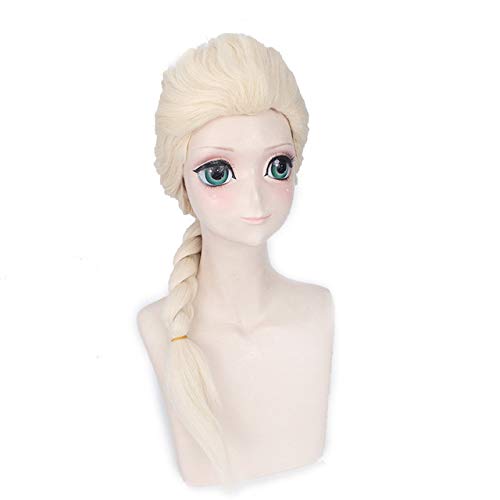 GJBXP Hohe Qualität Anime Cosplay Prinzessin Elsa Anna Perücke Blonde Braun Geflochtene Synthetische Kunsthaar Halloween Kostüm Perücken Für Erwachsene elsa lange perücke GJBXP Hohe Qualität Anime Cosplay Prinzessin Elsa Anna Perücke Blonde Braun Geflochtene Synthetische Kunsthaar Halloween Kostüm Perücken Für Erwachsene elsa lange perücke von GJBXP