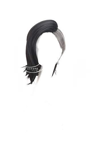 GJBXP Japanischer Anime! Tokyo Ghoul Cosplay Perücke Kurz Lang Mischfarbe Rollenspiel Perücke Halloween Kurz Perücke von GJBXP