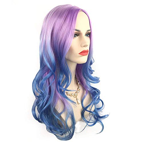 GJBXP Lange Lockige Verworrene Harajuku Perücken 100% Hitzebeständige Kunstfaser Haar für Schwarze Frauen Ombre Farbe Cosplay 26 Zoll von GJBXP