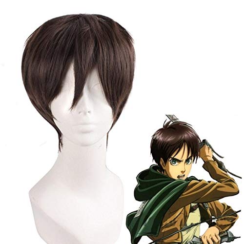 GJBXP Shingeki Kein Kyojin Angriff Auf Titan Perücken Mikasa Levi Sasha Eren Cosplay Kostüm Schwarz Gelb Und Braun Kurzes Haar 4 GJBXP Shingeki Kein Kyojin Angriff Auf Titan Perücken Mikasa Levi Sasha Eren Cosplay Kostüm Schwarz Gelb Und Braun Kurzes Haar 4 von GJBXP