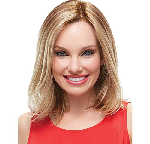 GJBXP Synthetische Spitze Cosplay Frauen Perücke Synthetische Hitzebeständige Faser Wellenförmige Lange Gerade Hair30cm von GJBXP