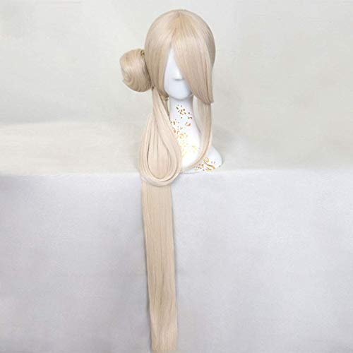GJBXP Touken Ranbu Anime Cosplay Rose Net Perücken 100% Hochtemperaturbeständige Faser Ombre Beige Lange Glatte Haare 32 zoll von GJBXP