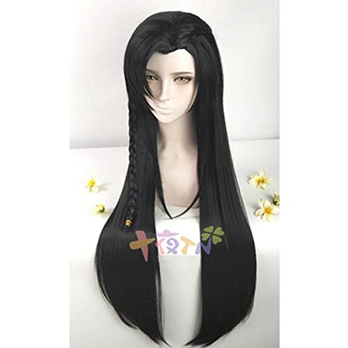 GJBXP Xie Lian Cosplay Perücke Tian Guan Ci Fu Schwarz Lange Cosplay Perücken Hua Cheng Haar Perücke 2 von GJBXP