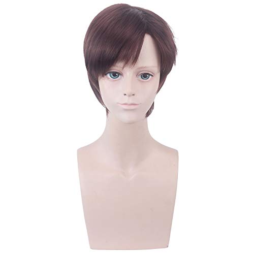 Harri dunkele kurze synthetische Haar Perücke Cosplay Perücke Halloween Rollenspiel Potter Haar + Perücke Cap Pl-476 von GJBXP