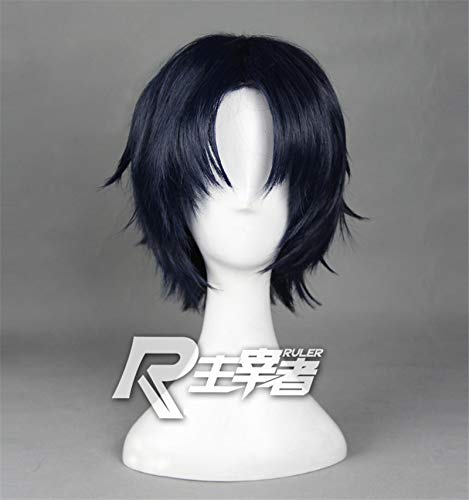 Hirotaka Nifuji Blue Mix Kurze Perücke Cosplay Wotaku Ni Koi Wa Muzukashii = Es ist schwierig, einen Otaku zu lieben, Wotakoi + Perückenkappe Kuzz3056 von GJBXP