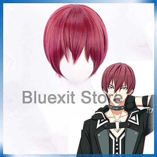 IDOLiSH 7 Sieben Cosplay Perücke Inumaru Toma Dunkelrotes synthetisches hitzebeständiges Haar für erwachsene Männer Frauen Frauen Halloween Cosplay IDOLiSH 7 Sieben Cosplay Perücke Inumaru Toma Dunkelrotes synthetisches hitzebeständiges Haar für erwachsene Männer Frauen Frauen Halloween Cosplay von GJBXP