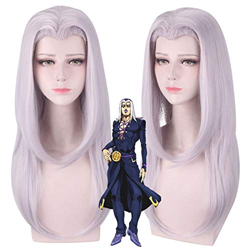 JOJOs bizarres Abenteuer Goldener Wind Leone Abbacchio Perücke Cosplay Kostüm Hitzebeständiges Kunsthaar Männer Lange Perücken JOJOs bizarres Abenteuer Goldener Wind Leone Abbacchio Perücke Cosplay Kostüm Hitzebeständiges Kunsthaar Männer Lange Perücken von GJBXP