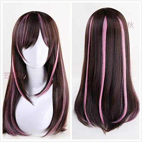 Kizuna AI Cosplay Perücke Youtuber Kostüm Spiel Perücke Halloween Kostüme Haar Boku kein Held Akademie Hochwertige AIChannel + Perücke Cap One Size wie das Bild Kizuna AI Cosplay Perücke Youtuber Kostüm Spiel Perücke Halloween Kostüme Haar Boku kein Held Akademie Hochwertige AIChannel + Perücke Cap One Size wie das Bild von GJBXP
