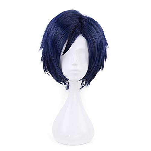 Mein Held Academia Tenya Iida Blau Kurze Perücke Cosplay Kostüm Boku kein Held Academia Hitzebeständiges Kunsthaar Männer Perücken Mein Held Academia Tenya Iida Blau Kurze Perücke Cosplay Kostüm Boku kein Held Academia Hitzebeständiges Kunsthaar Männer Perücken von GJBXP