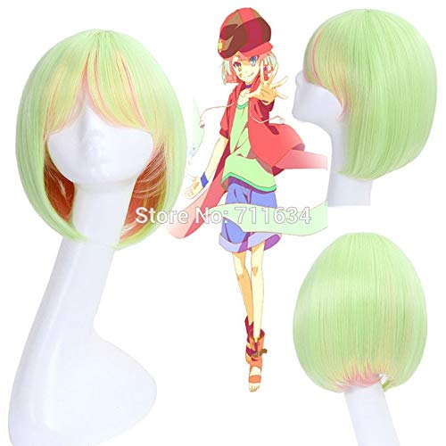 Neuankömmling kein Spiel kein Leben Nogemu Noraifu Tet Short Bob Straight Green Mix Rosa Cosplay Anime Perücke + Perückenkappe Kein Spiel kein Leben wie das Bild Neuankömmling kein Spiel kein Leben Nogemu Noraifu Tet Short Bob Straight Green Mix Rosa Cosplay Anime Perücke + Perückenkappe Kein Spiel kein Leben wie das Bild von GJBXP