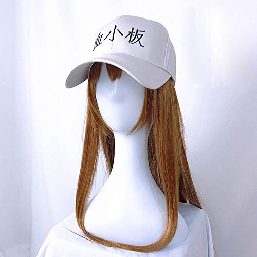 Neue Zellen bei der Arbeit Thrombozyten Cosplay Perücke für Frauen Mädchen lange gerade Anime Haar Perücke 60cm Flachs synthetisches Haar Halloween Party Zellen bei der Arbeit Perücke und Hut Neue Zellen bei der Arbeit Thrombozyten Cosplay Perücke für Frauen Mädchen lange gerade Anime Haar Perücke 60cm Flachs synthetisches Haar Halloween Party Zellen bei der Arbeit Perücke und Hut von GJBXP