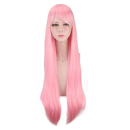 Re: Leben in einer anderen Welt als Zero Rem Ram Cosplay Perücke Blau Rot Lang Hitzebeständig Synthetisches Haar Frauen Party Kostüm Perücken Pl-690 Pink von GJBXP