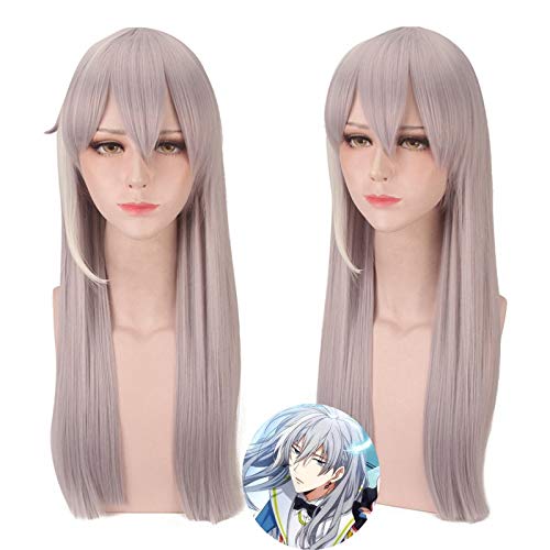 Spiel Idolish7 Re: Vale Yuki Perücke Cosplay Kostüm Männer Langes hitzebeständiges Kunsthaar Halloween Party Perücken + Perückenmütze Spiel Idolish7 Re: Vale Yuki Perücke Cosplay Kostüm Männer Langes hitzebeständiges Kunsthaar Halloween Party Perücken + Perückenmütze von GJBXP